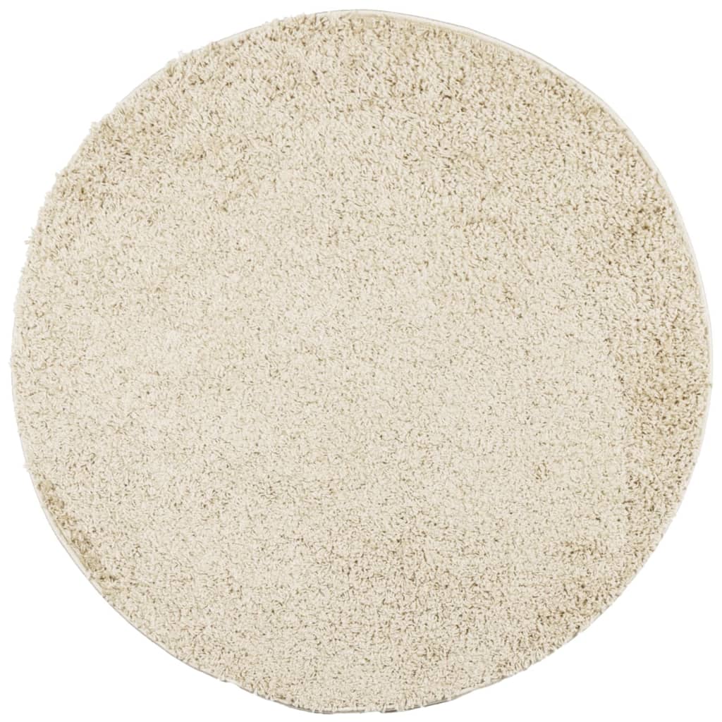 Vidaxx Teppich Pamplona Shaggy Hochflor modern ø 240 cm Goldfarbe