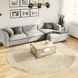 Vidaxx Teppich Pamplona Shaggy Hochflor modern ø 240 cm Goldfarbe
