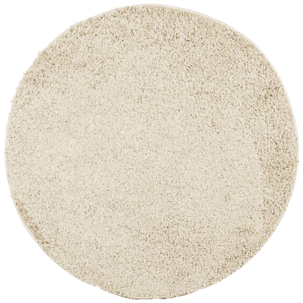 Vidaxx Teppich Pamplona Shaggy Hochflor modern ø 280 cm Goldfarbe