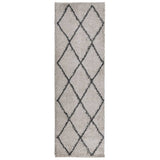 VidaXL Teppich Pamplona Shaggy Hochflor 80x250 cm Beige Anthrazit