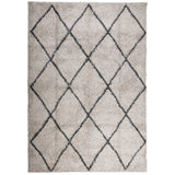 VidaXL Teppich Pamplona Shaggy Hochflor 160x230 cm Beige Anthrazit