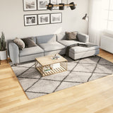 VidaXL Teppich Pamplona Shaggy Hochflor 200x280 cm Beige Anthrazit