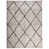 VidaXL Teppich Pamplona Shaggy Hochflor 300x400 cm Beige Anthrazit