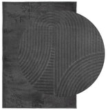 VidaXL Teppich IZA Kurzflor skandinavisch 160x230 cm Anthrazit