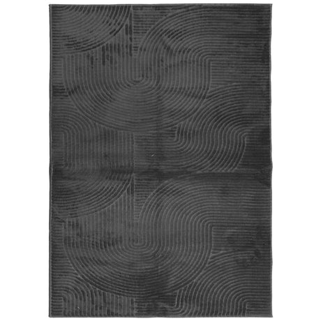 VidaXL Teppich Iza Niedrigflor skandinavisch 200x280 cm Anthrazit
