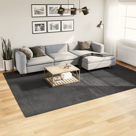 VidaXL Teppich IZA Kurzflor skandinavisch 240x340 cm Anthrazit