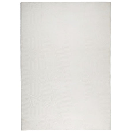 VidaXL Teppich Iza Kurzflor skandinavisch 160x230 cm Creme