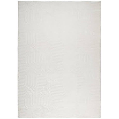 VidaXL Teppich IZA Kurzflor skandinavisch 240x340 cm Creme