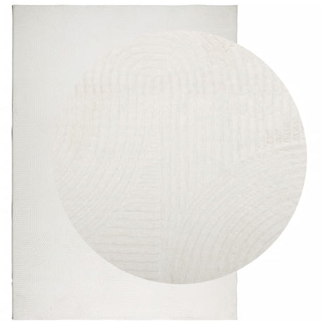 VidaXL Teppich IZA Kurzflor skandinavisch 240x340 cm Creme