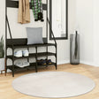 Vidaxl Teppich Iza Kurzflor skandinavisch ø 120 cm creme