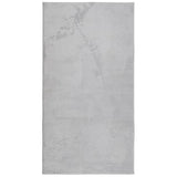 VidaXL Teppich Iza Kurzflor skandinavisch 80x150 cm grau