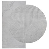 VidaXL Teppich Iza Kurzflor skandinavisch 100x200 cm grau
