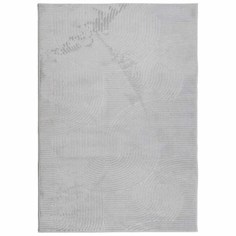 VidaXL Teppich Iza Kurzflor skandinavisch 160x230 cm grau