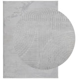 VidaXL Teppich Iza Kurzflor skandinavisch 200x280 cm grau