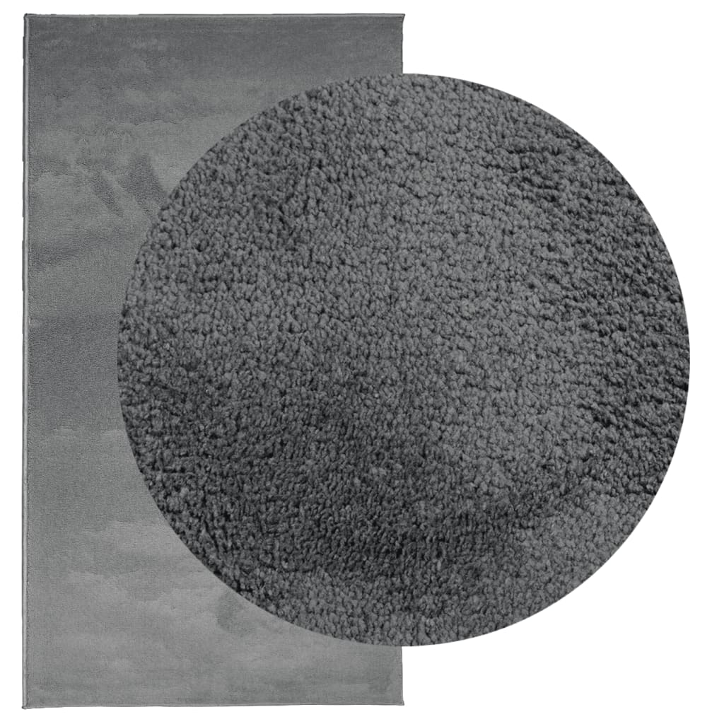 Vidaxx Teppich Oviedo Niederflor 80x150 cm Anthrazit