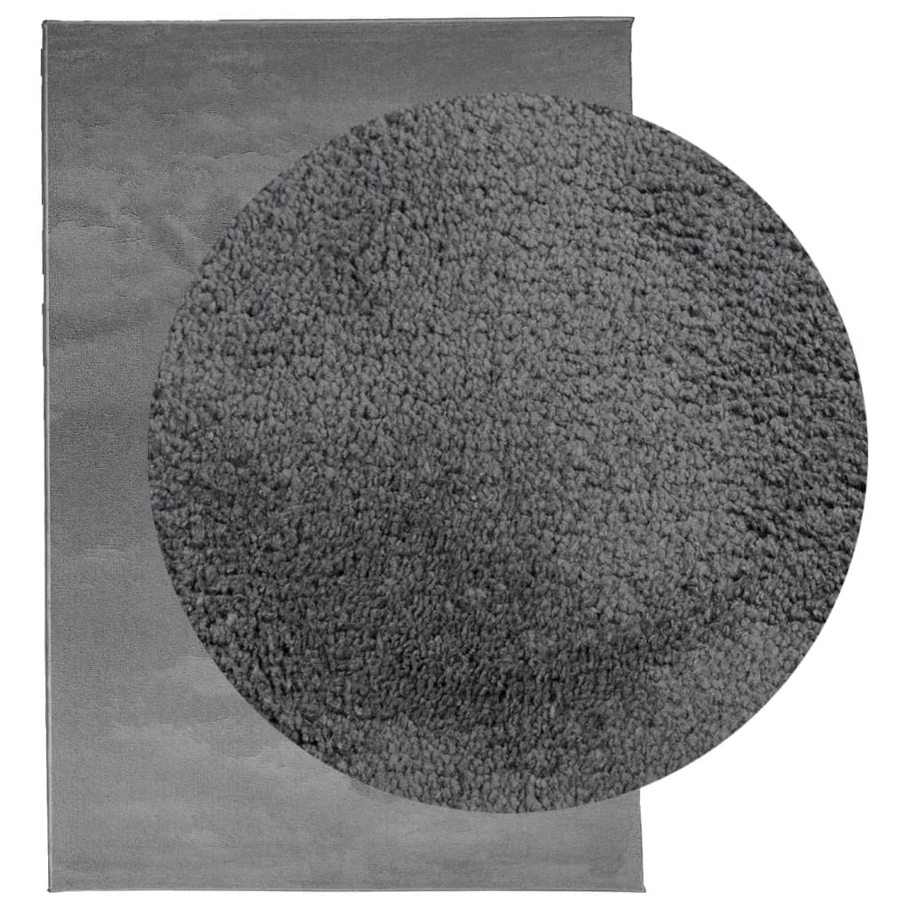 Vidaxx Teppich Oviedo Niederflor 120x170 cm Anthrazit