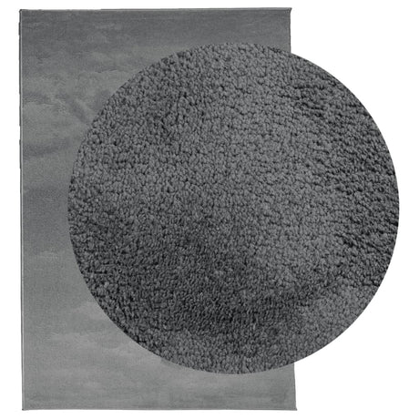 Vidaxx Teppich Oviedo Niederflor 140x200 cm Anthrazit
