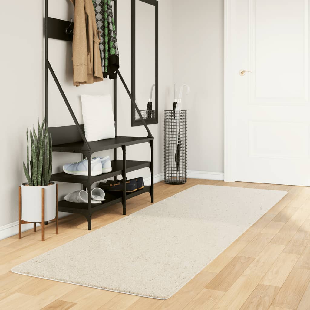 VidaXL Teppich Oviedo Niederflor 80x250 cm beige