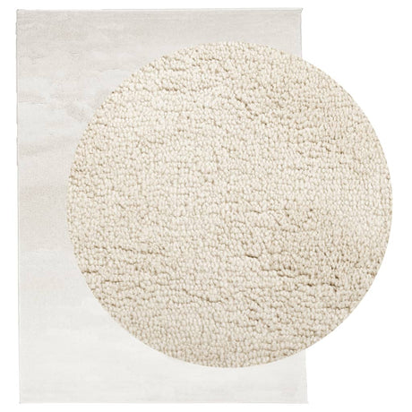 VidaXL Teppich OVIEDO niedriger Flor 240x340 cm beige
