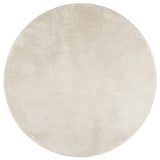 Vidaxl Teppich Oviedo niedriger Flor ø 100 cm beige