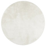 Vidaxl Teppich Oviedo Kurzflor ø 120 cm cremefarben