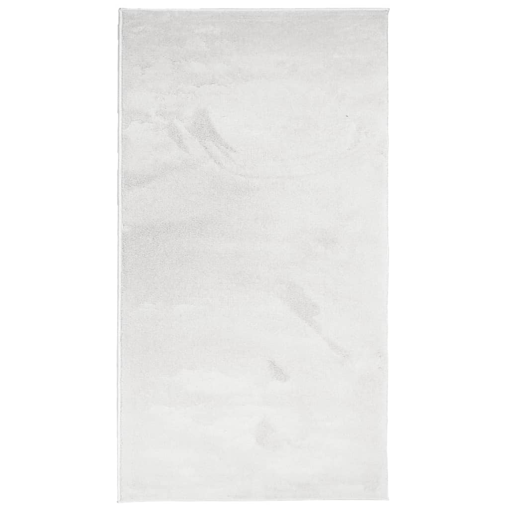 VidaXL Teppich Oviedo Niederflor 80x150 cm grau