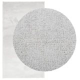 VidaXL Teppich Oviedo Niederflor 80x150 cm grau
