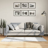 VidaXL Teppich Oviedo Niederflor 80x150 cm grau