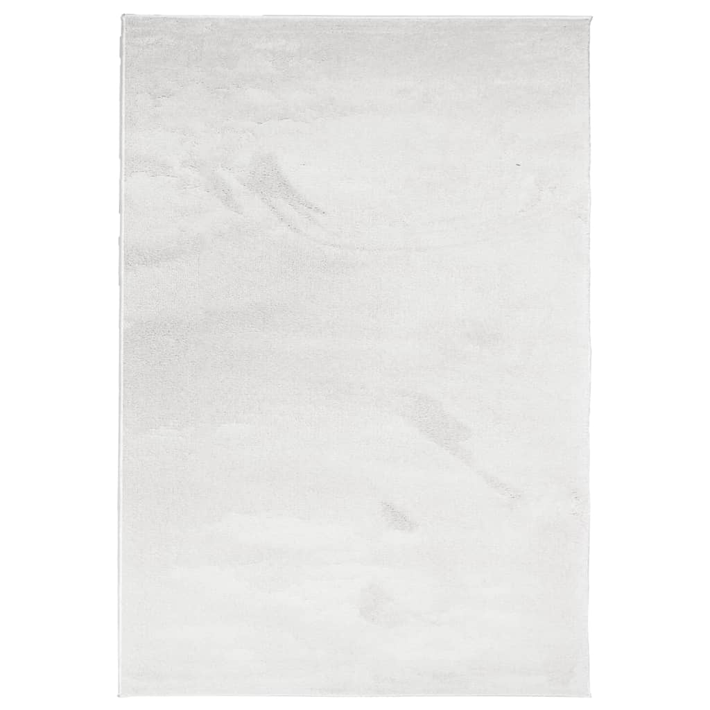 VidaXL Teppich Oviedo Niederflor 120x170 cm grau