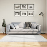 VidaXL Teppich OVIEDO niedriger Flor 160x160 cm grau
