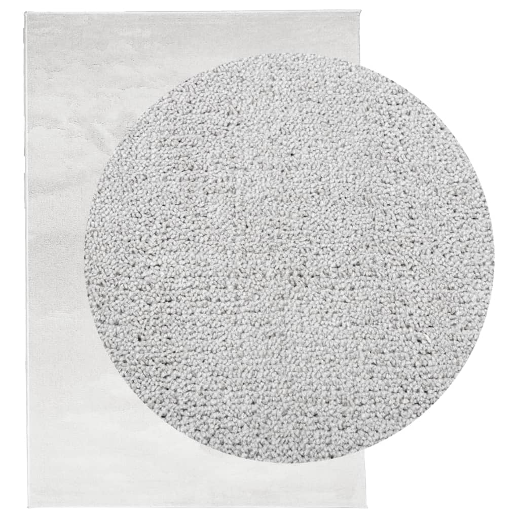 VidaXL Teppich Oviedo Niederflor 160x230 cm grau