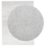 VidaXL Teppich Oviedo niedriger Flor 240x340 cm grau