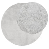 Vidaxx Teppich Oviedo Niederflor ø 100 cm grau