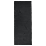 VidaXL Teppich OVIEDO niedriger Flor 80x200 cm schwarz