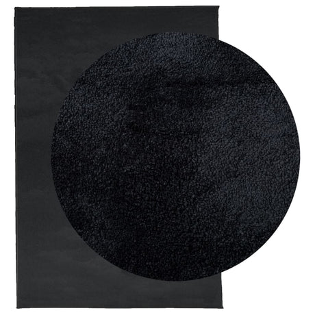VidaXL Teppich Oviedo Niederflor 140x200 cm schwarz