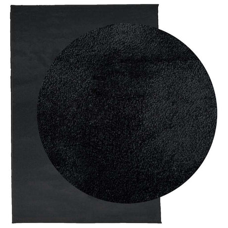 VidaXL Teppich Oviedo Niederflor 160x230 cm schwarz