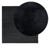 Vidaxx Teppich Oviedo Niederflor 200x200 cm schwarz