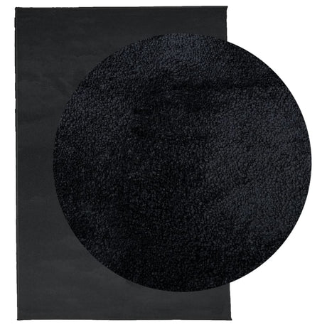 VidaXL Teppich Oviedo Niederflor 200x280 cm schwarz