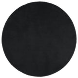 Vidaxx Teppich Oviedo Niederflor ø 200 cm schwarz