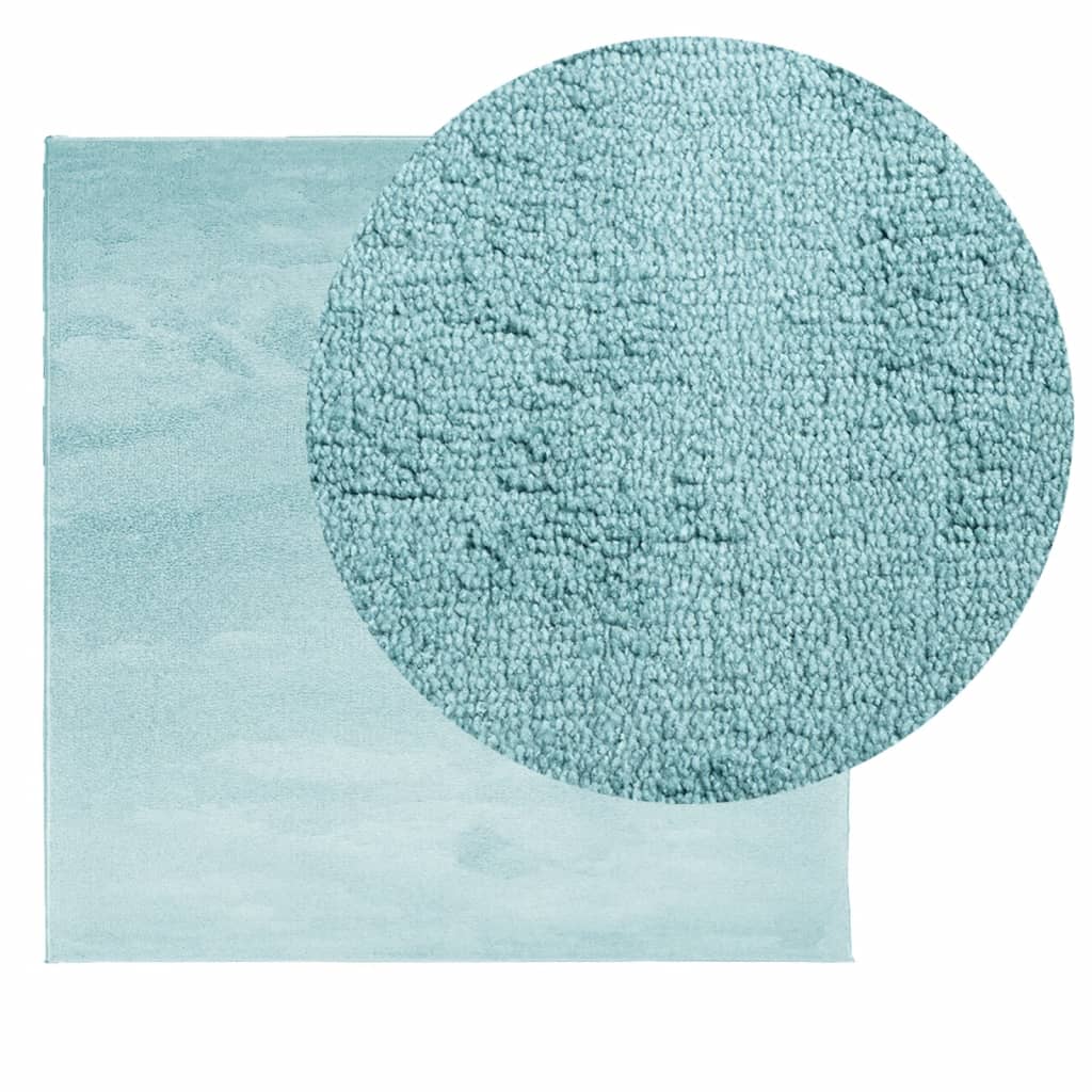 VidaXL Teppich Oviedo Niederflor 120x120 cm grün