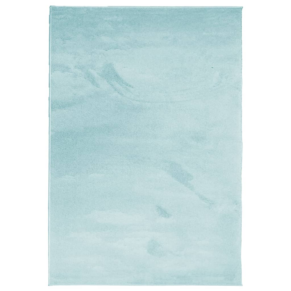 VidaXL Teppich Oviedo Niederflor 140x200 cm grün