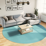VidaXL Teppich OVIEDO niedriger Flor Ø 280 cm grün
