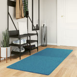 VidaXL Teppich Oviedo Kurzflor 80x200 cm Türkis