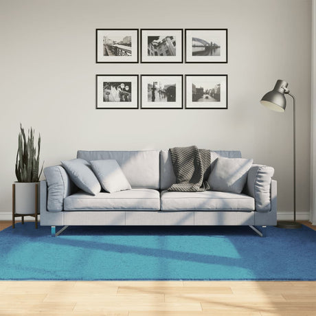 VidaXL Teppich Oviedo Niederflor 160x230 cm Türkis
