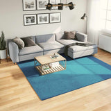 VidaXL Teppich OVIEDO niedriger Flor 240x240 cm türkis