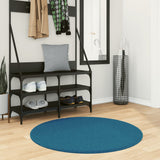VidaXL Teppich Oviedo Kurzflor ø 100 cm Türkis