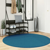 VidaXL Teppich OVIEDO Kurzflor Ø 160 cm Türkis