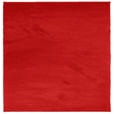 VidaXL Teppich Oviedo niedriger Flor 120x120 cm rot
