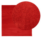 VidaXL Teppich Oviedo niedriger Flor 120x120 cm rot