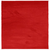 VidaXL Teppich Oviedo niedriger Flor 160x160 cm rot